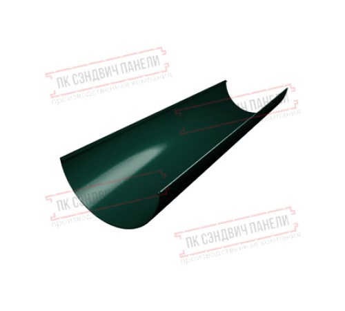 Желоб английский ПВХ 3м зелёный RAL 6005 Желоб английский ПВХ 3м зелёный RAL 6005