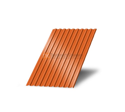 Профнастил СС10 окрашенный с нестандартной шириной 1 м толщина 0,6