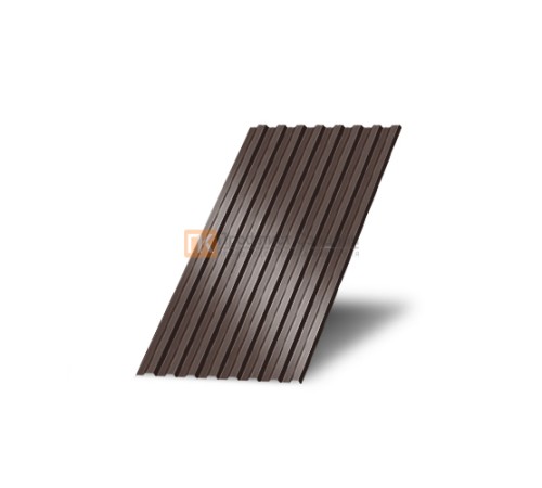 Профнастил СС10 окрашенный с нестандартной шириной 0,8 м толщина 0,35