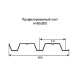 Профнастил Н60 оцинкованный с нестандартной шириной 0,5 м толщина 0,7