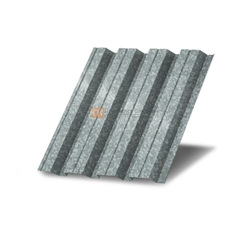 Профнастил Н60 оцинкованный с нестандартной шириной 0,8 м толщина 0,45