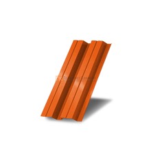 Профнастил Н60 окрашенный с нестандартной шириной 0,4 м толщина 0,45