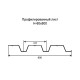 Профнастил Н60 окрашенный с нестандартной шириной 0,6 м толщина 0,4