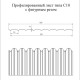 Профнастил фигурный С10 - 0,5 Окрас - Б, Atlas с пленкой RAL 7024 мокрый асфальт.
