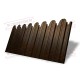 Профнастил фигурный С10 - 0,45 Окрас - Б, Двухсторонний Print Elite с пленкой Antique Wood.