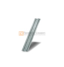 Профнастил С8 оцинкованный с нестандартной шириной 0,2 м толщина 0,4