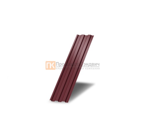 Профнастил С8 окрашенный с нестандартной шириной 0,3 м толщина 0,5