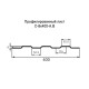 Профнастил С8 оцинкованный с нестандартной шириной 0,4 м толщина 0,4