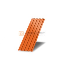 Профнастил С8 окрашенный с нестандартной шириной 0,5 м толщина 0,45