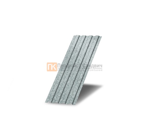 Профнастил С8 оцинкованный с нестандартной шириной 0,5 м толщина 0,5