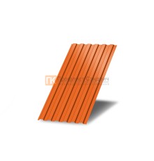 Профнастил С8 окрашенный с нестандартной шириной 0,7 м толщина 0,45