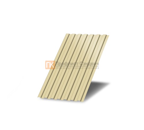 Профнастил С8 окрашенный с нестандартной шириной 0,8 м толщина 0,35