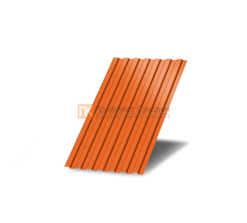 Профнастил С8 окрашенный с нестандартной шириной 0,8 м толщина 0,45