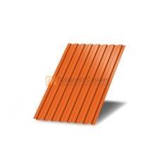 Профнастил С8 окрашенный с нестандартной шириной 0,9 м толщина 0,45