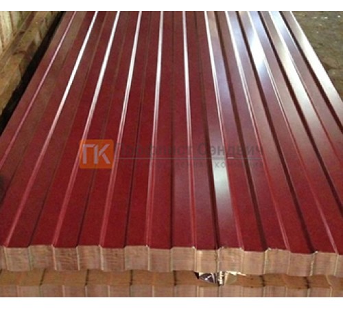 Профнастил С8 оцинкованный с нестандартной шириной 0,3 м толщина 0,35