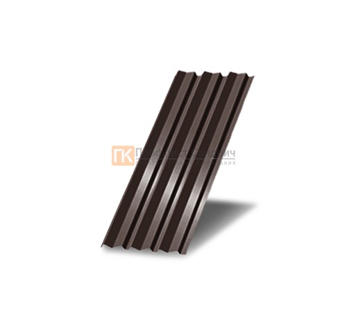 Профнастил С15 окрашенный с нестандартной шириной 0,5 м толщина 0,7