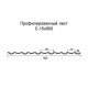 Профнастил С15 оцинкованный с нестандартной шириной 0,9 м толщина 0,45