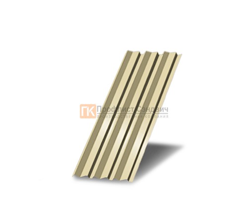 Профнастил С15 окрашенный с нестандартной шириной 0,5 м толщина 0,35