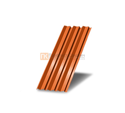 Профнастил С15 окрашенный с нестандартной шириной 0,5 м толщина 0,45