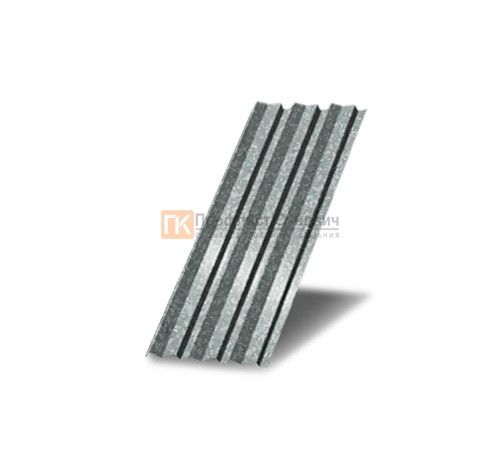 Профнастил С15 оцинкованный с нестандартной шириной 0,5 м толщина 0,35