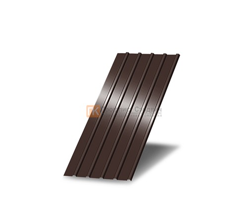 Профнастил С18 окрашенный с нестандартной шириной 0,5 м толщина 0,7