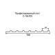 Профнастил С18 оцинкованный с нестандартной шириной 0,7 м толщина 0,5
