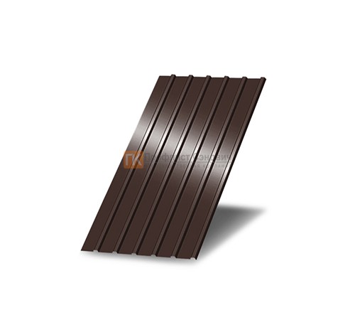 Профнастил С18 окрашенный с нестандартной шириной 0,6 м толщина 0,7