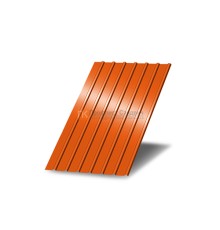 Профнастил С18 окрашенный с нестандартной шириной 0,7 м толщина 0,45