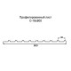 Профнастил С18 окрашенный с нестандартной шириной 0,9 м толщина 0,35