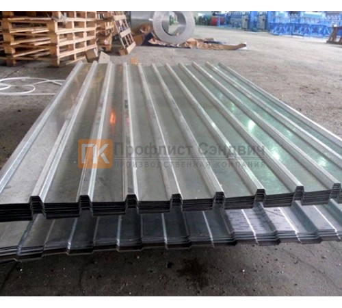 Профнастил С18 оцинкованный с нестандартной шириной 1 м толщина 0,45