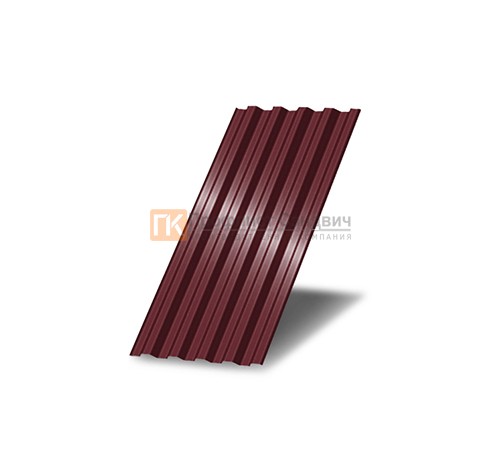 Профнастил С21 окрашенный с нестандартной шириной 0,5 м толщина 0,5