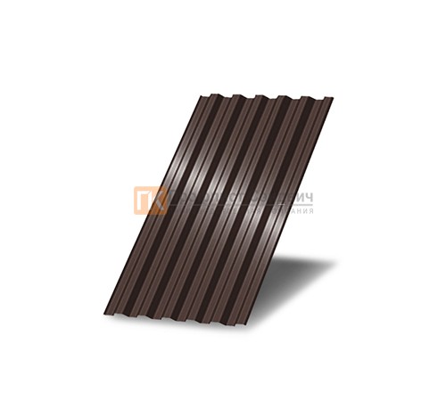 Профнастил С21 окрашенный с нестандартной шириной 0,6 м толщина 0,7