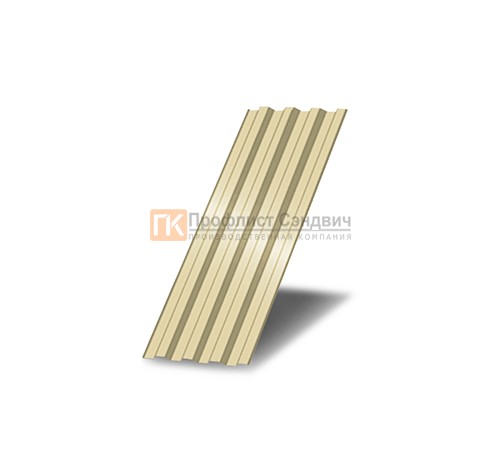 Профнастил С21 окрашенный с нестандартной шириной 0,4 м толщина 0,35