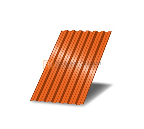Профнастил С21 окрашенный с нестандартной шириной 0,7 м толщина 0,45