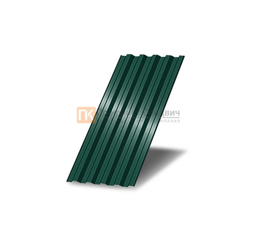 Профнастил С21 окрашенный с нестандартной шириной 0,5 м толщина 0,6