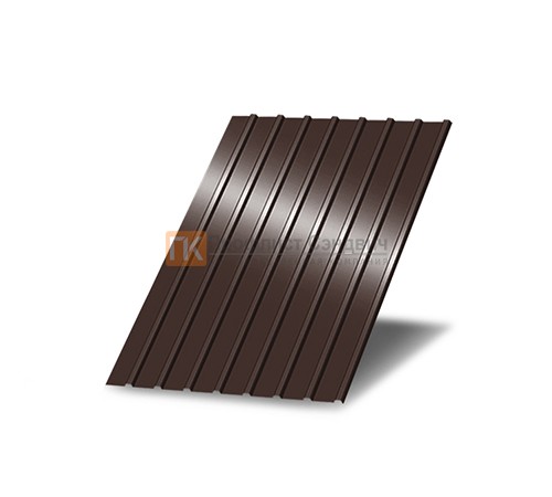 Профнастил С21 окрашенный с нестандартной шириной 0,8 м толщина 0,7