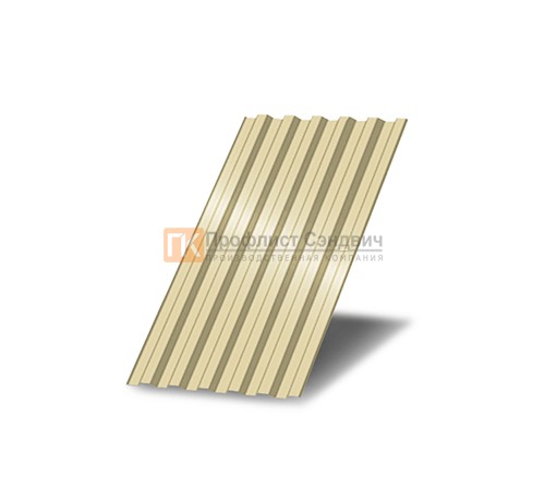 Профнастил С21 окрашенный с нестандартной шириной 0,6 м толщина 0,35