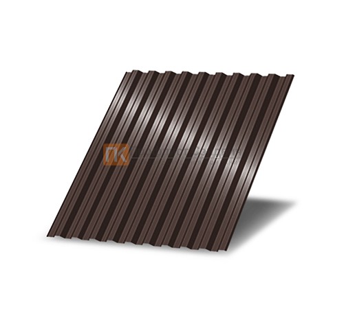 Профнастил С21 окрашенный с нестандартной шириной 1 м толщина 0,7