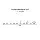 Профнастил С21 окрашенный с нестандартной шириной 1 м толщина 0,7