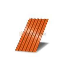 Профнастил С21 окрашенный с нестандартной шириной 0,6 м толщина 0,45