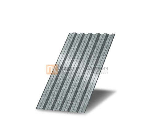 Профнастил С21 оцинкованный с нестандартной шириной 0,6 м толщина 0,35