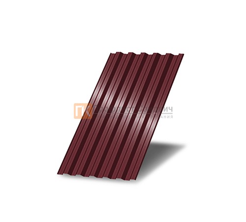 Профнастил С21 окрашенный с нестандартной шириной 0,6 м толщина 0,5