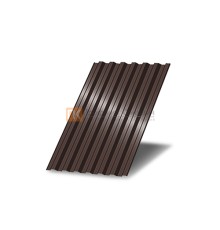 Профнастил С21 окрашенный с нестандартной шириной 0,7 м толщина 0,7