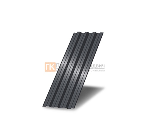 Профнастил С21 окрашенный с нестандартной шириной 0,4 м толщина 0,65