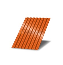 Профнастил С21 окрашенный с нестандартной шириной 0,8 м толщина 0,45