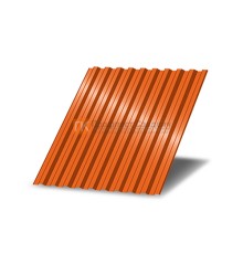 Профнастил С21 окрашенный с нестандартной шириной 1 м толщина 0,45