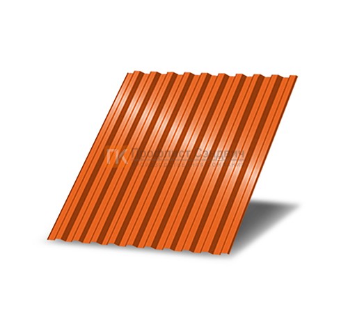 Профнастил С21 окрашенный с нестандартной шириной 1 м толщина 0,45