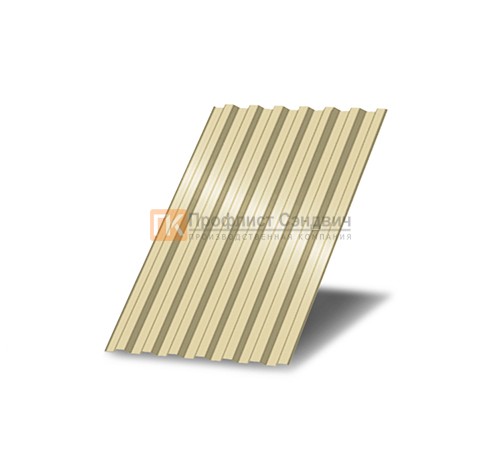 Профнастил С21 окрашенный с нестандартной шириной 0,7 м толщина 0,35