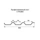 Профнастил С44 оцинкованный с нестандартной шириной 0,6 м толщина 0,5