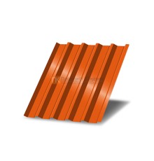 Профнастил С44 окрашенный с нестандартной шириной 1 м толщина 0,45